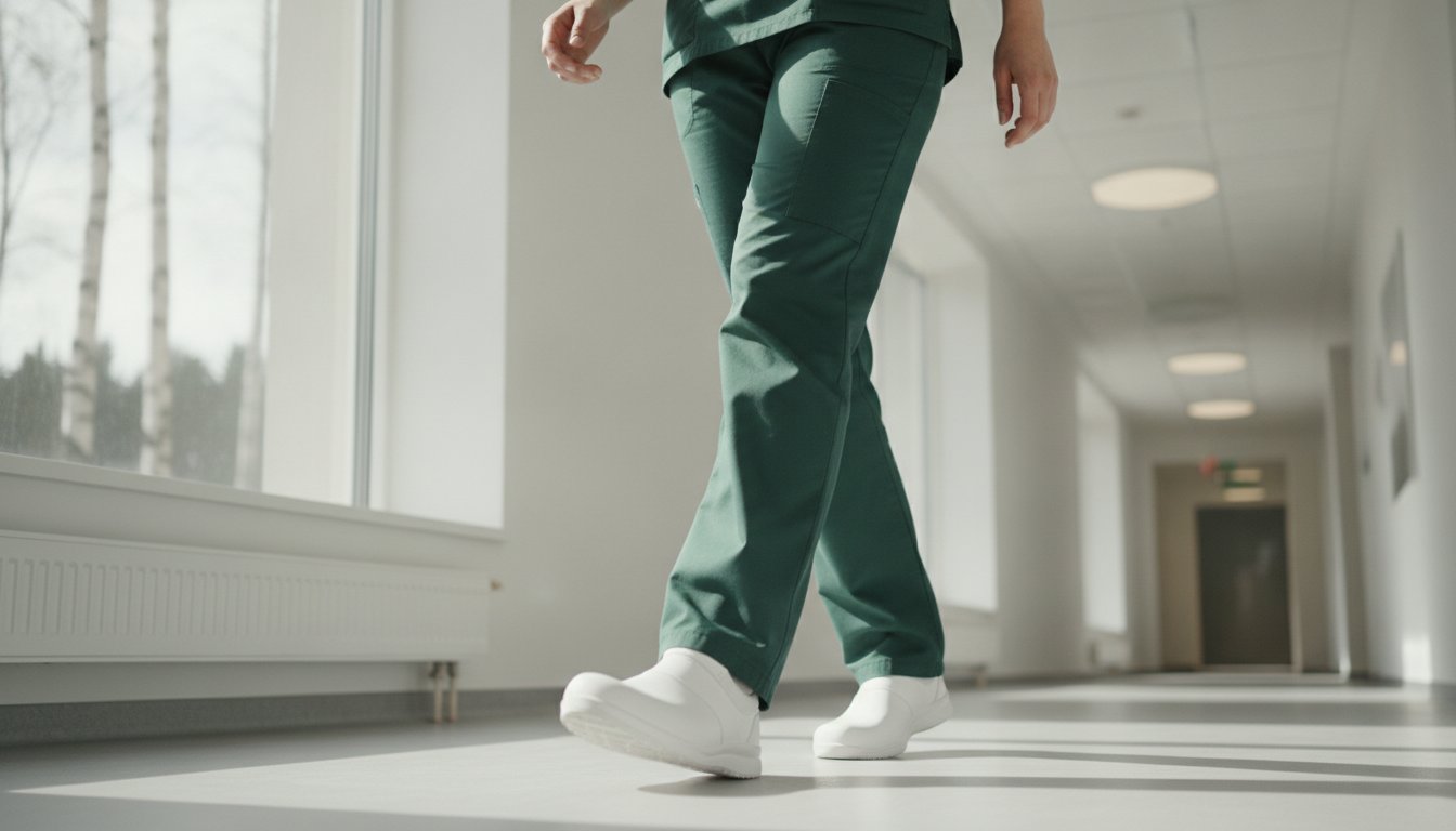 Hallux valgus skor: Guide till bekväma fötter i vården 2026