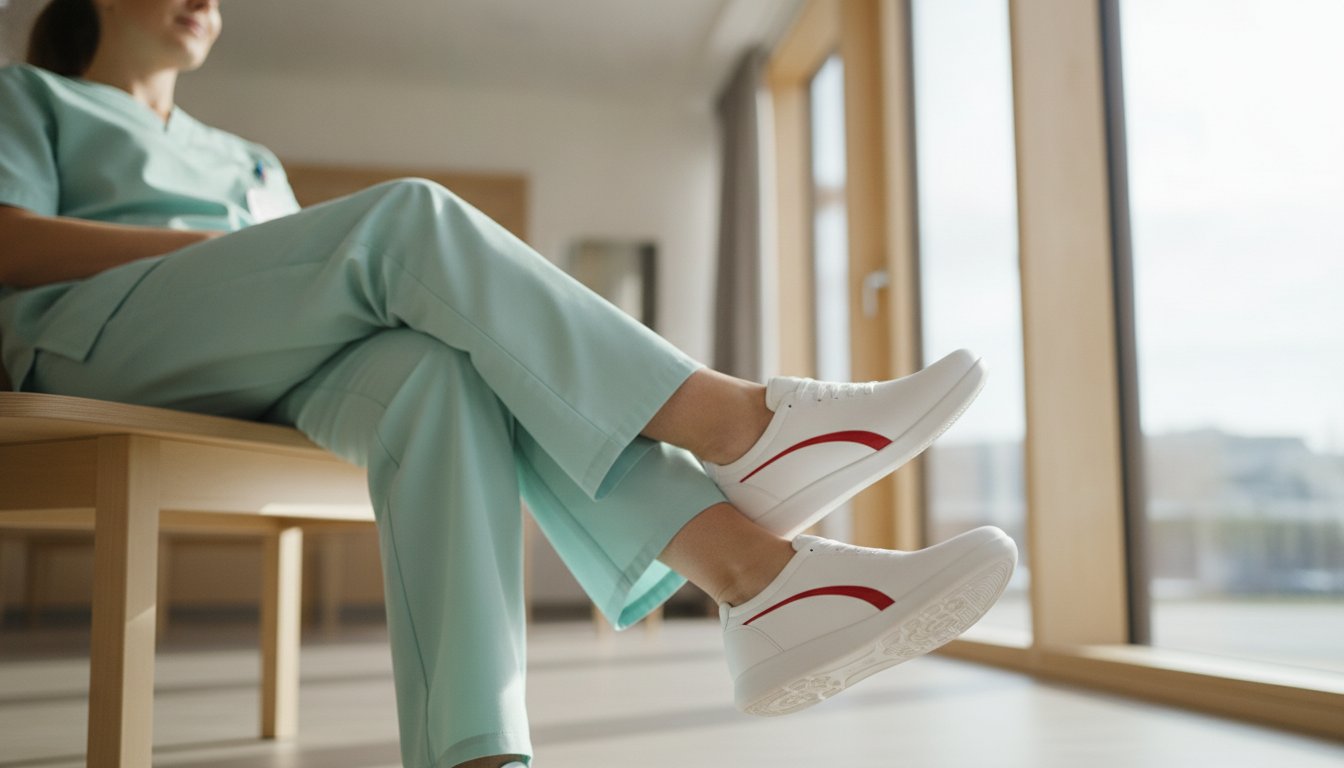 Hallux valgus skor: Guide till bekväma fötter i vården 2026