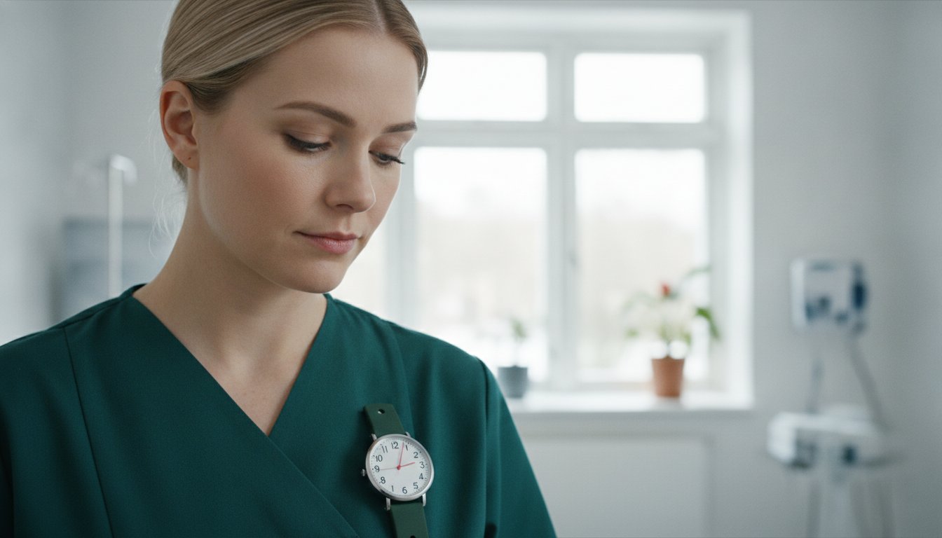 Sjuksköterskeklocka med sekundvisare: Din guide till precision och hygien i vården 2026