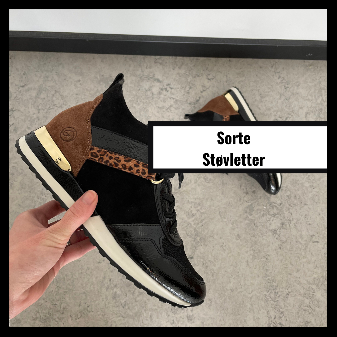 Svarta stövletter