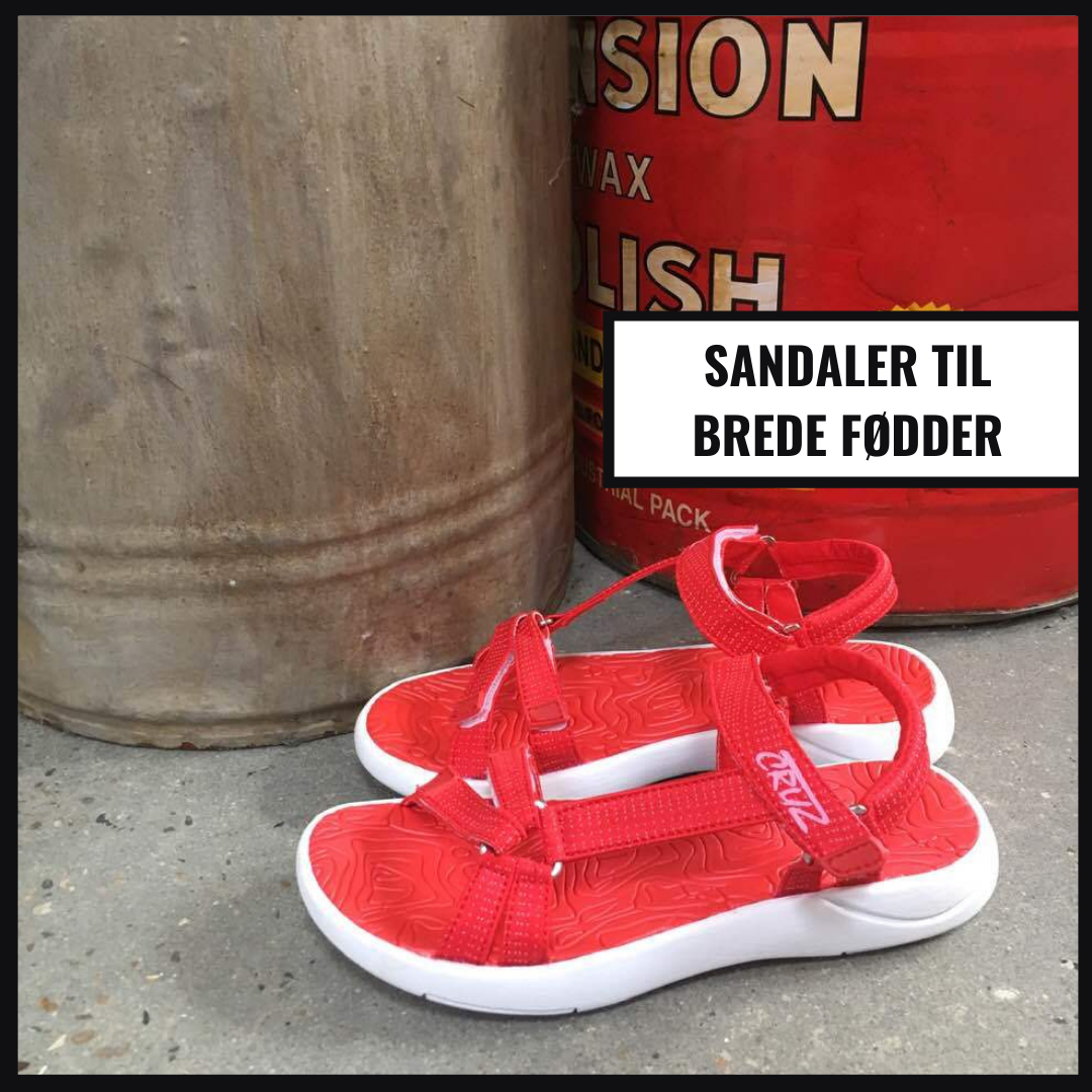 Sandaler för breda fötter