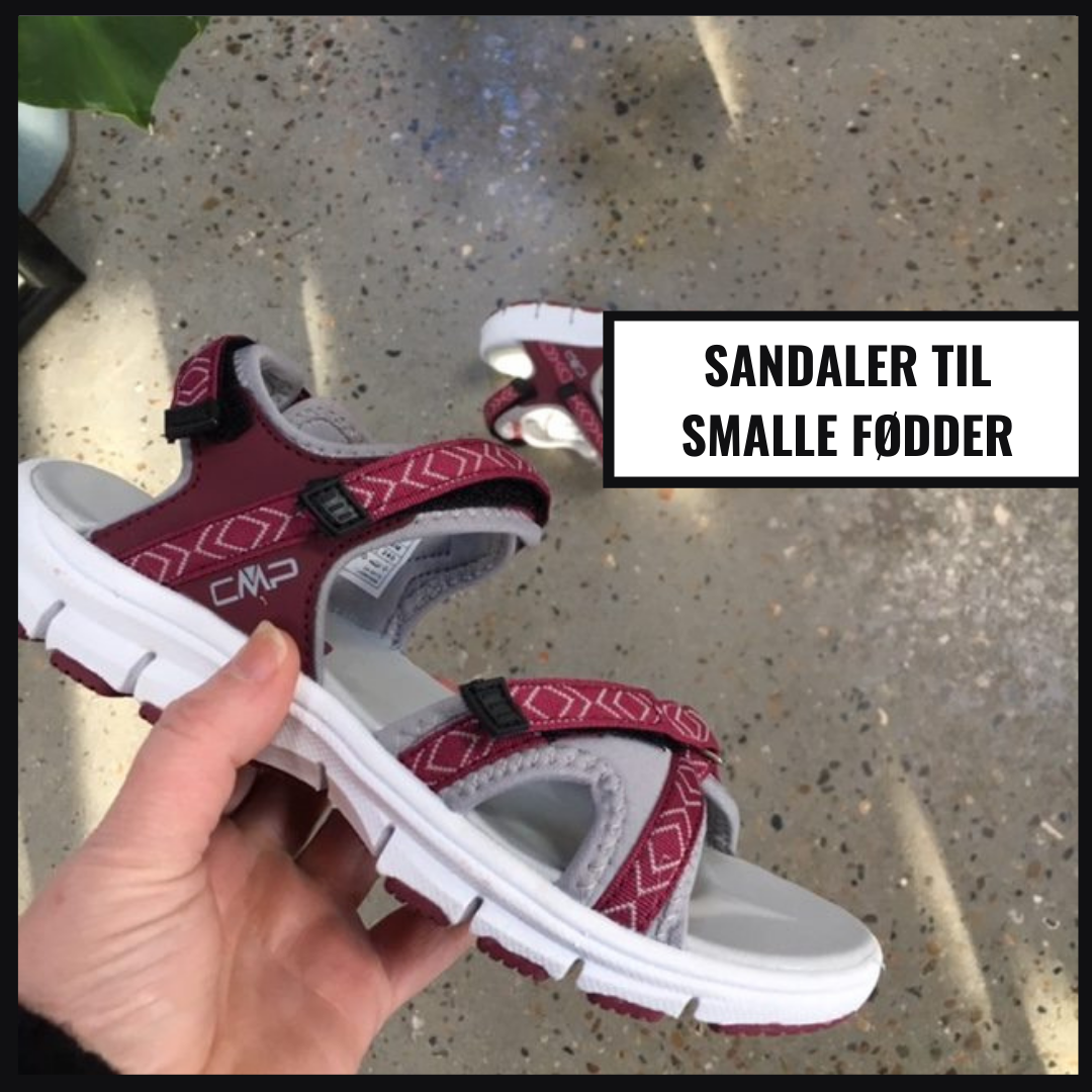 Sandaler för smala fötter
