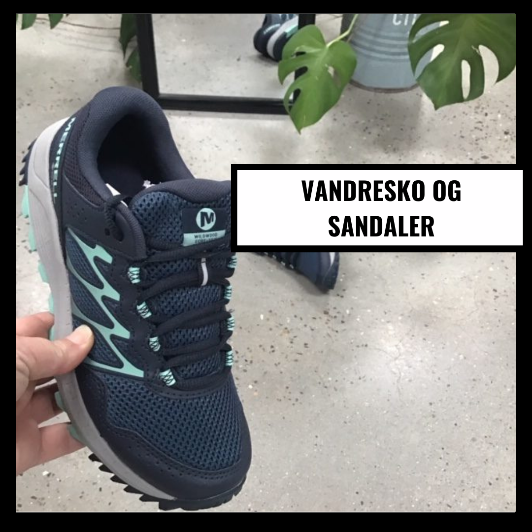Vandringsskor och sandaler