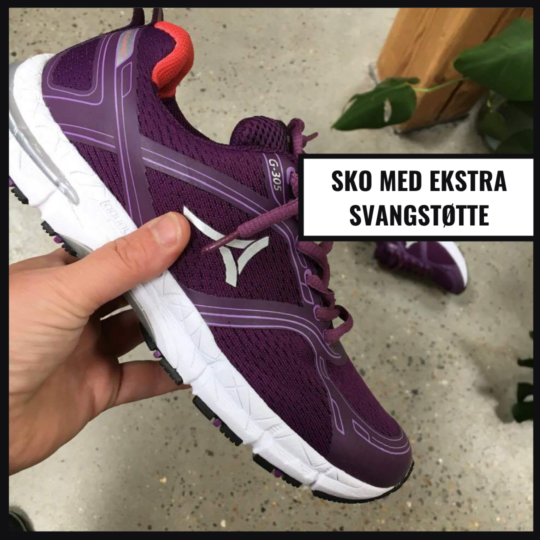 Skor med extra hålfotsstöd