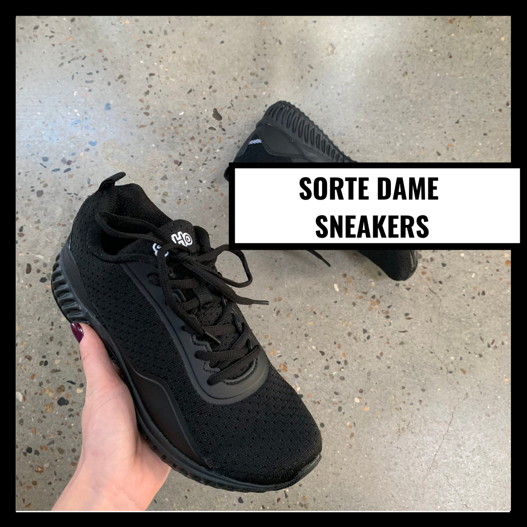 Svarta damsneakers