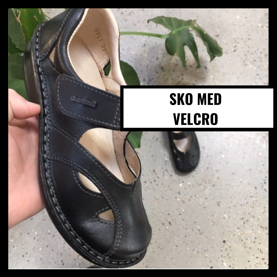 Skor med kardborre