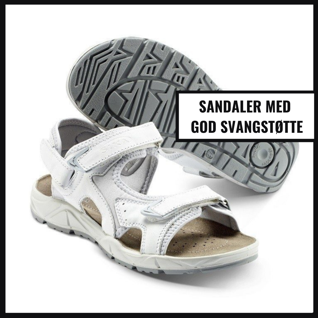 Sandaler med bra fotvalvsstöd