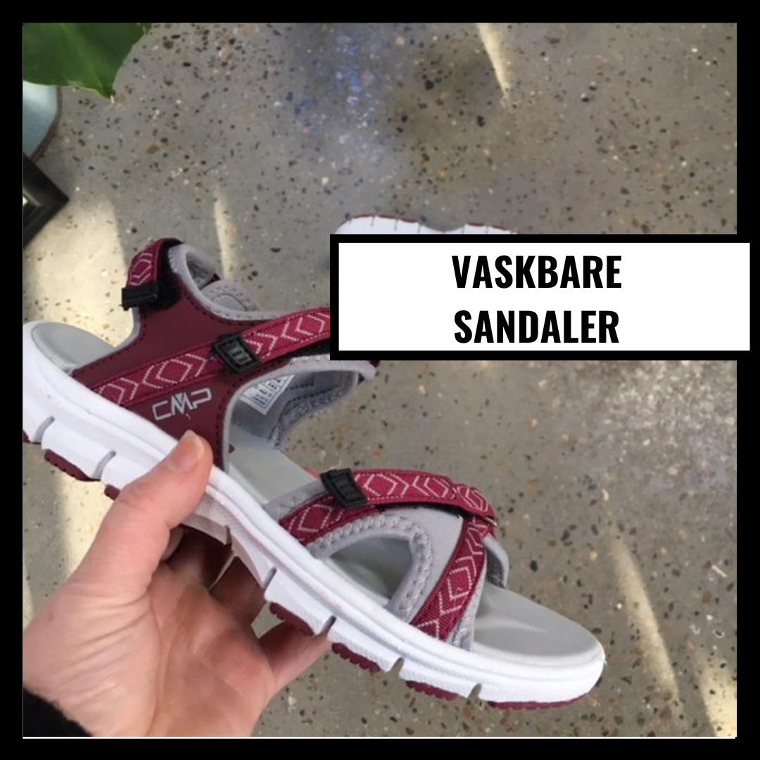 Tvättbara sandaler