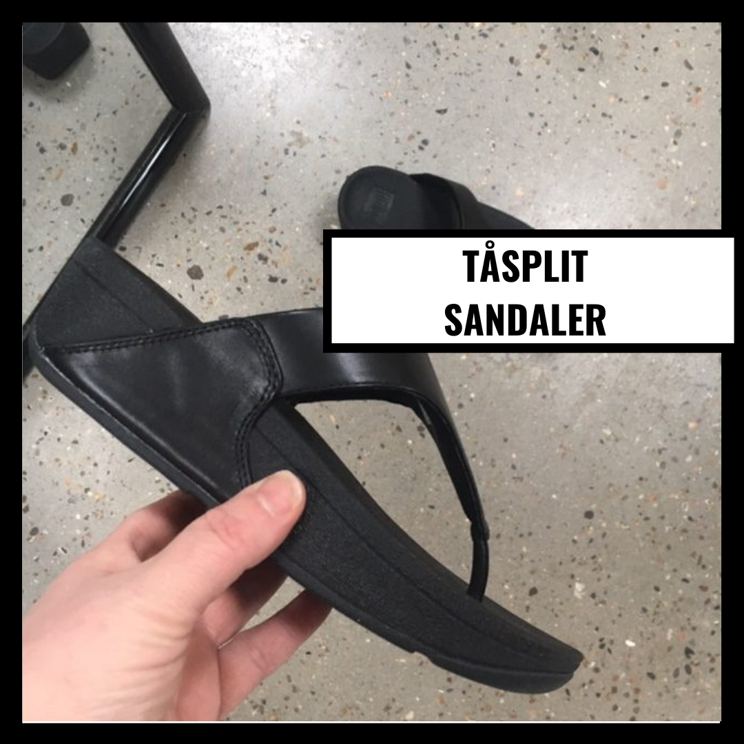 Sandaler med Tådelare