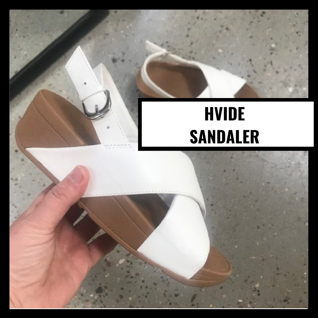 Vita sandaler