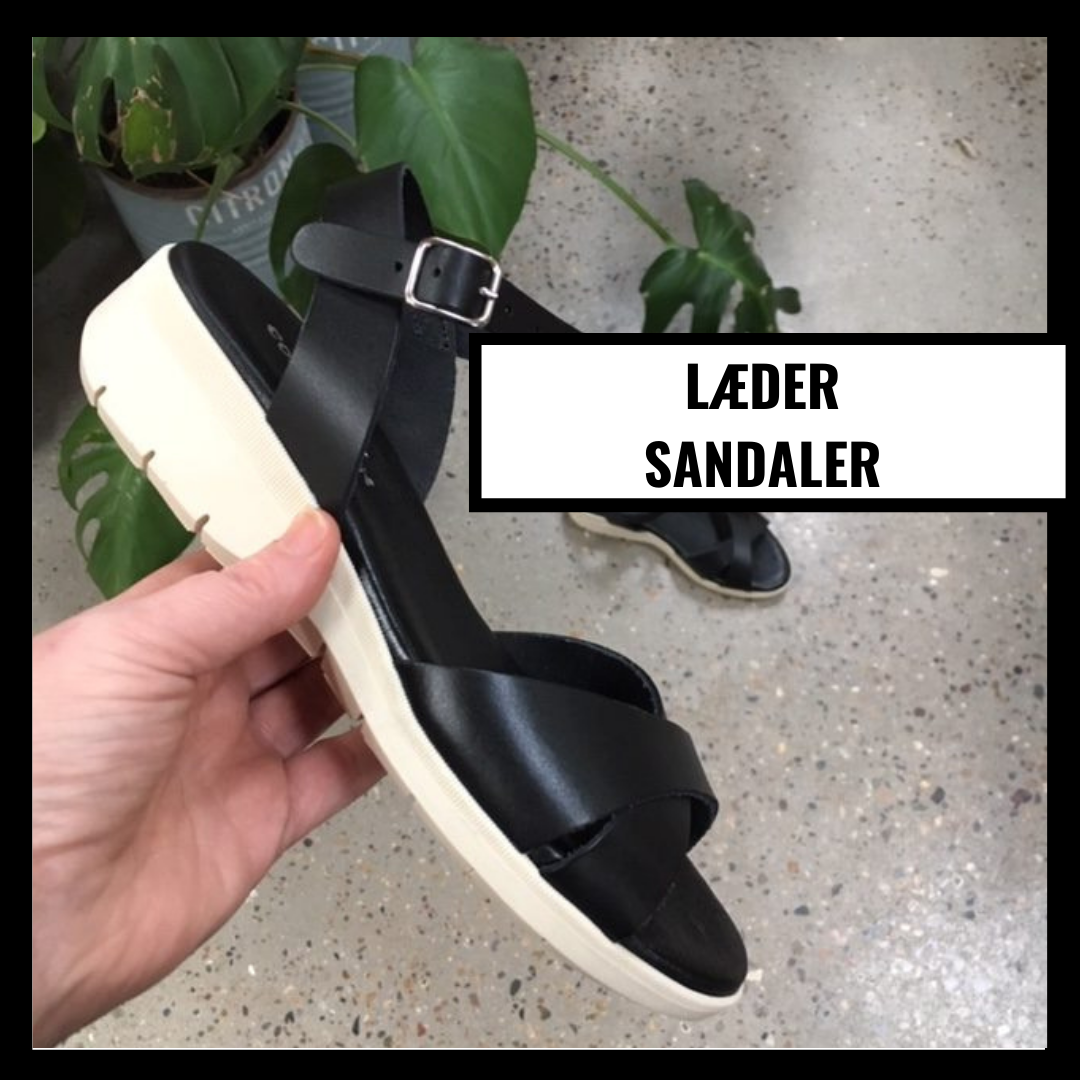Lädersandaler