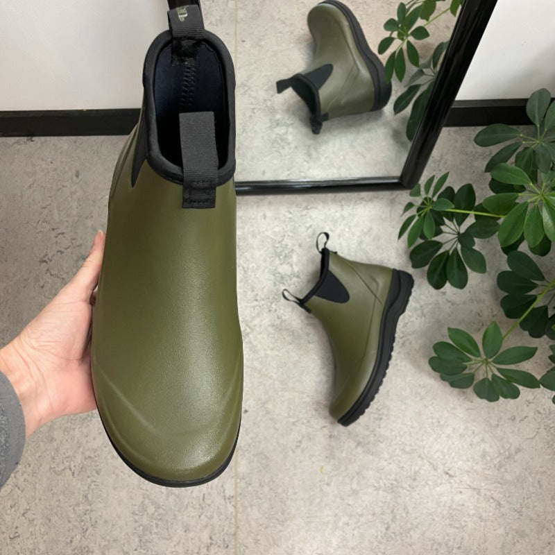 Grön lyxig gummistövel med hålfotsstöd från Green Comfort