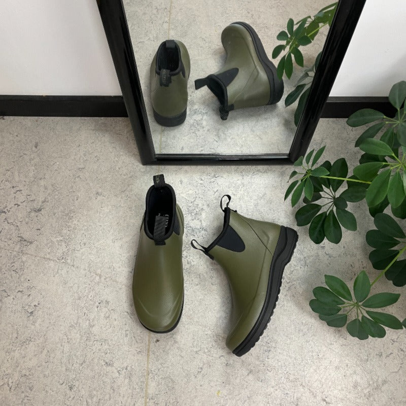 Grön lyxig gummistövel med hålfotsstöd från Green Comfort