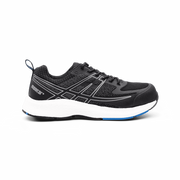 Skyddsskor med tåhätta och skosnören.