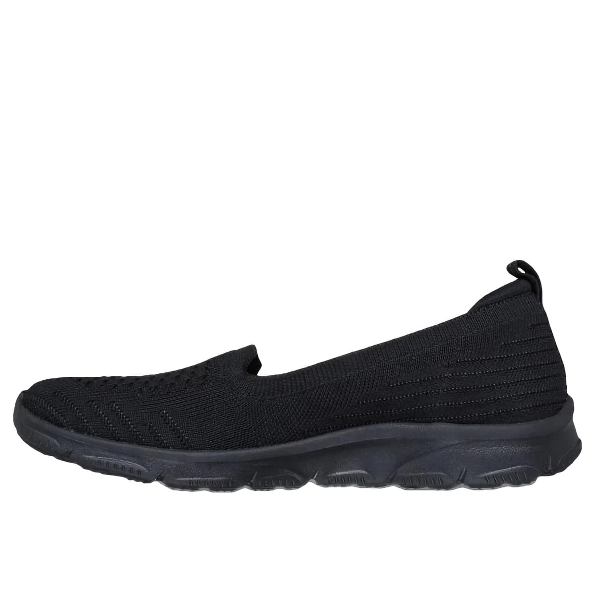 Svart ballerina med Arch Fit från Skechers