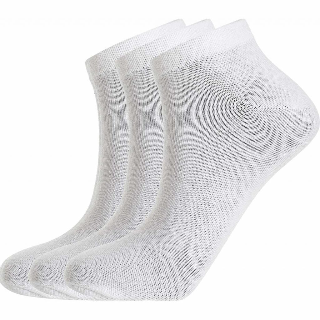 3-pack low cut-strumpor, vita