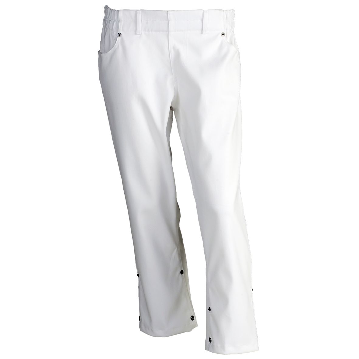 Nybo Hvide Unisex Harmony Capribyxor, pull-on med resår