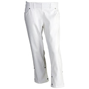 Nybo Hvide Unisex Harmony Capribyxor, pull-on med resår
