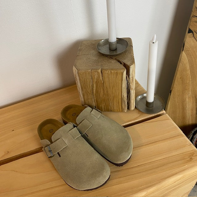 Gråbrun clog-sandal från Cph-Copenhagen