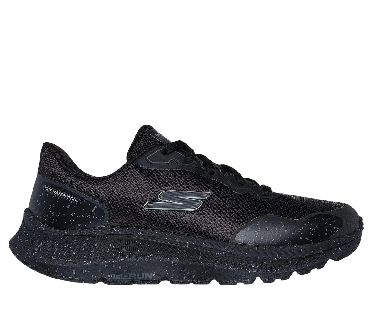Svarta vattentäta damlöparskor från Skechers