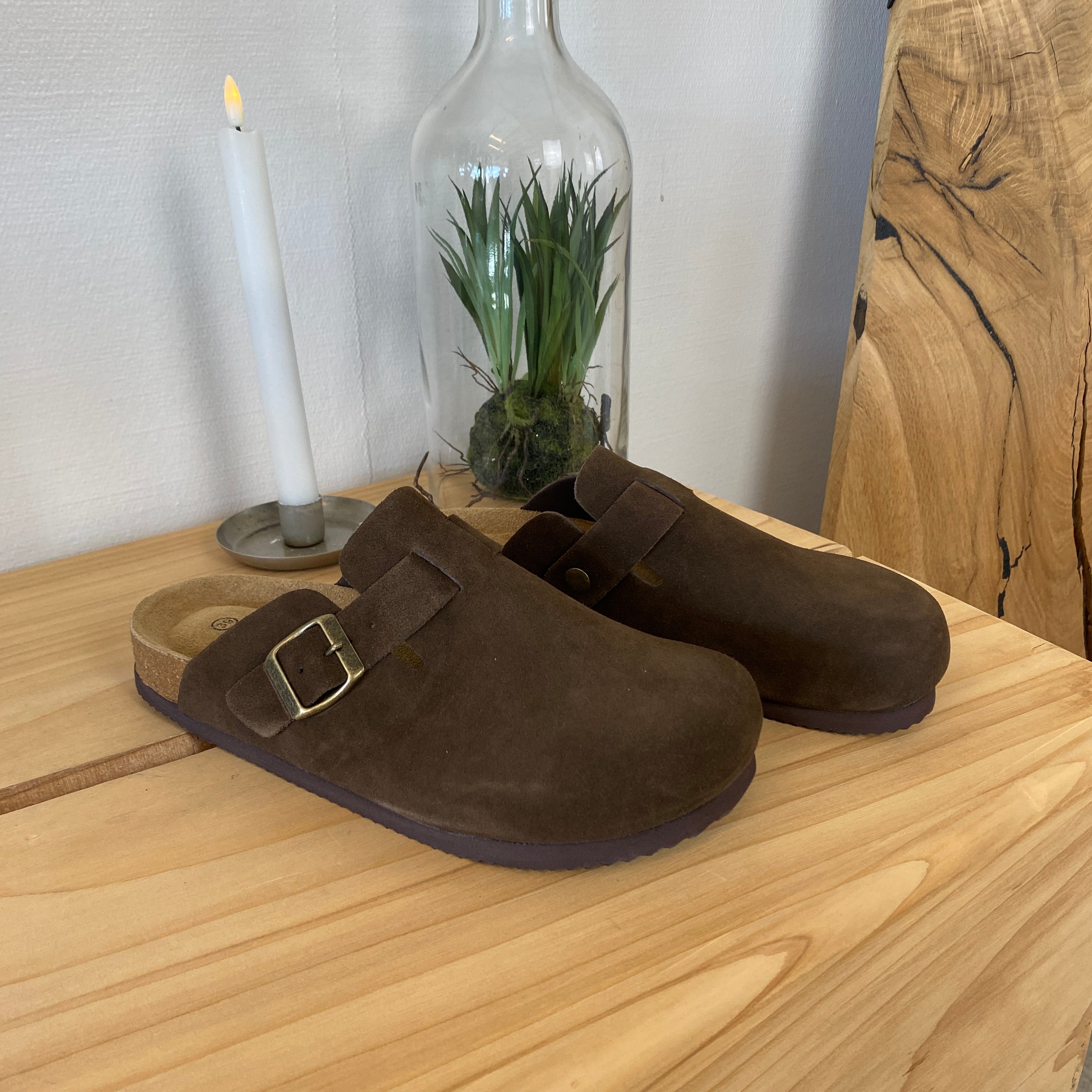 Mörkbruna clog-sandaler från Cph-Copenhagen