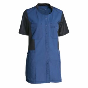 Nybo Navy Dametunika, Sporty Mix, Andningsbar, Stretch, Justerbar Midja