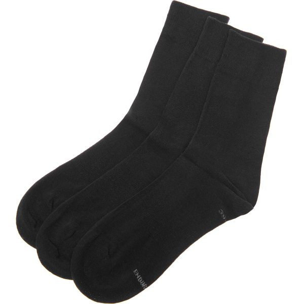Svarta arbetssockor - 3-pack
