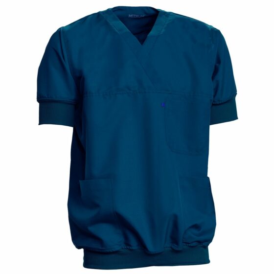 Nybo Navy Unisex Micro Sport-kasack, ribbad kant