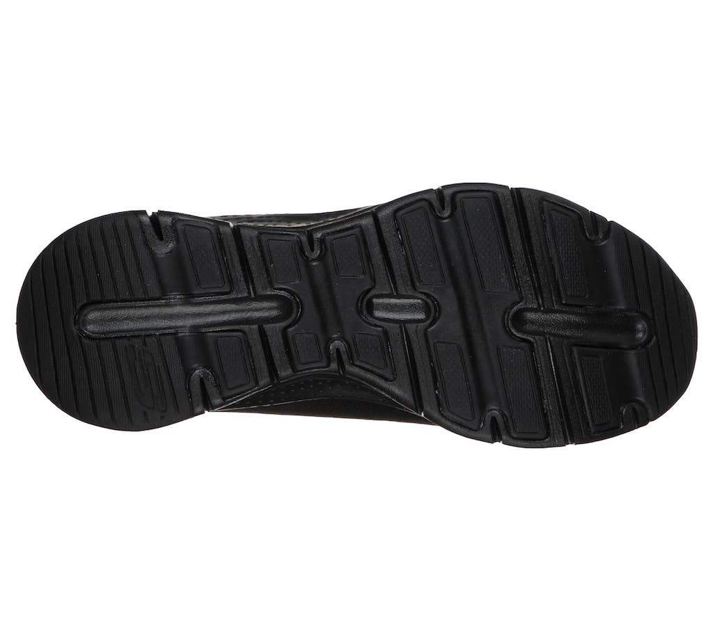 Svarta snörskor med Arch Fit från Skechers
