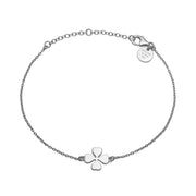 Aagaard armband med fyrklöver i silver