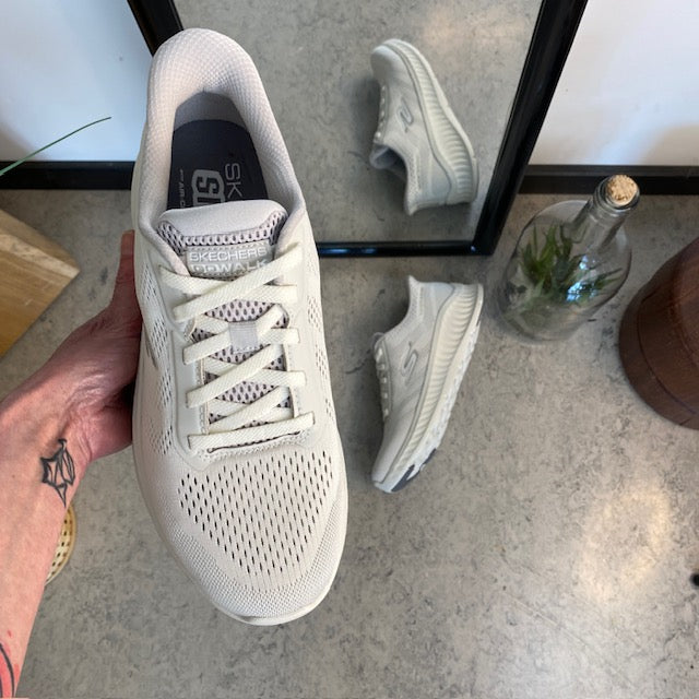 Vita Skechers Slip-Ins för herr