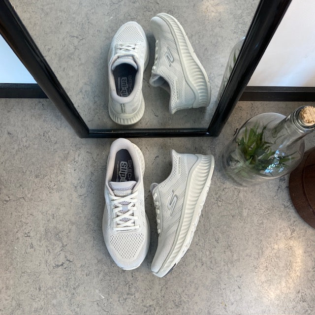 Vita Skechers Slip-Ins för herr