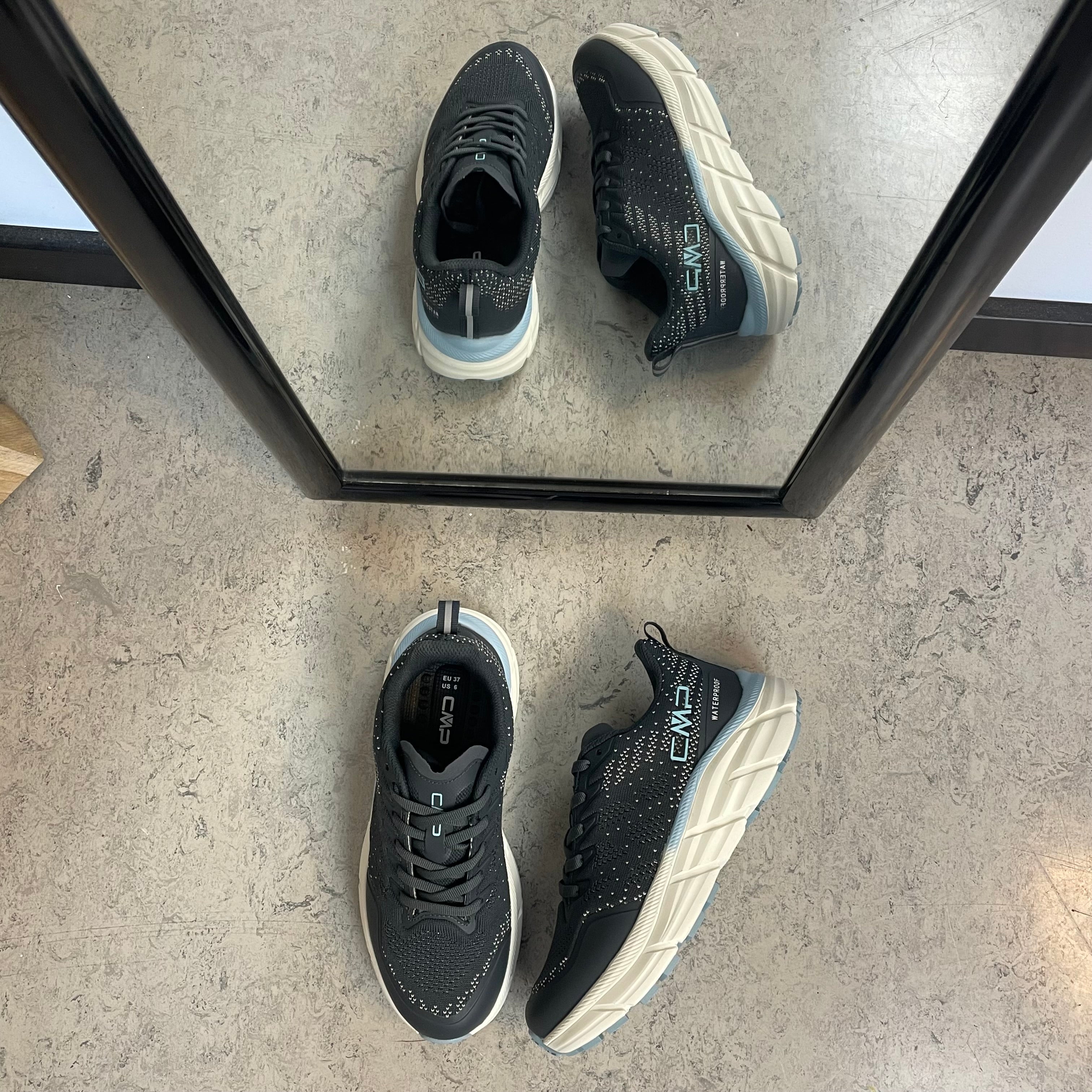 CMP Rahmsy WP – grå vattentät sneaker med stötdämpning