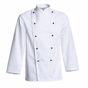 Nybo Delight unisex kockjacka i vitt – klassisk passform