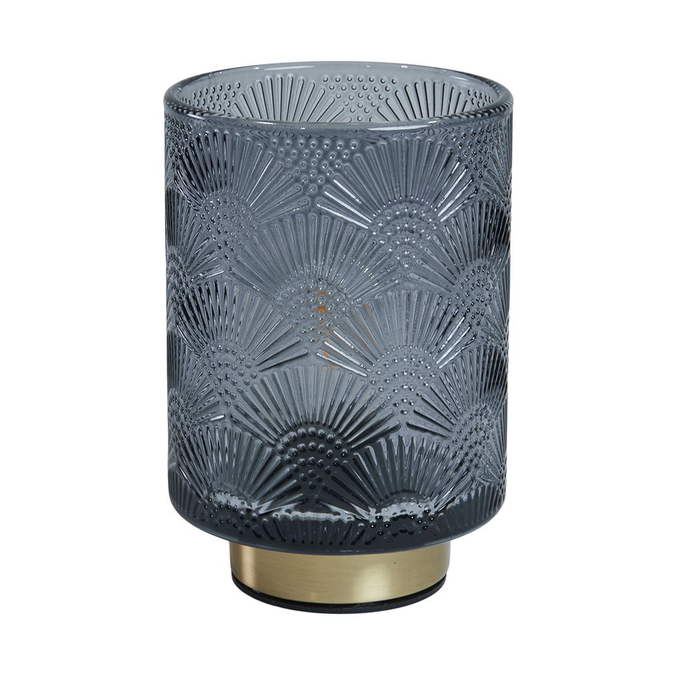LED-lampa med elegant design – Blå