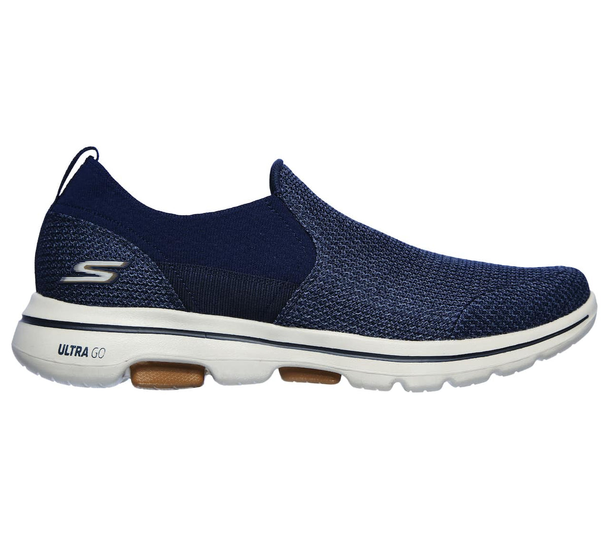 Navy herrtoffel med slip-on