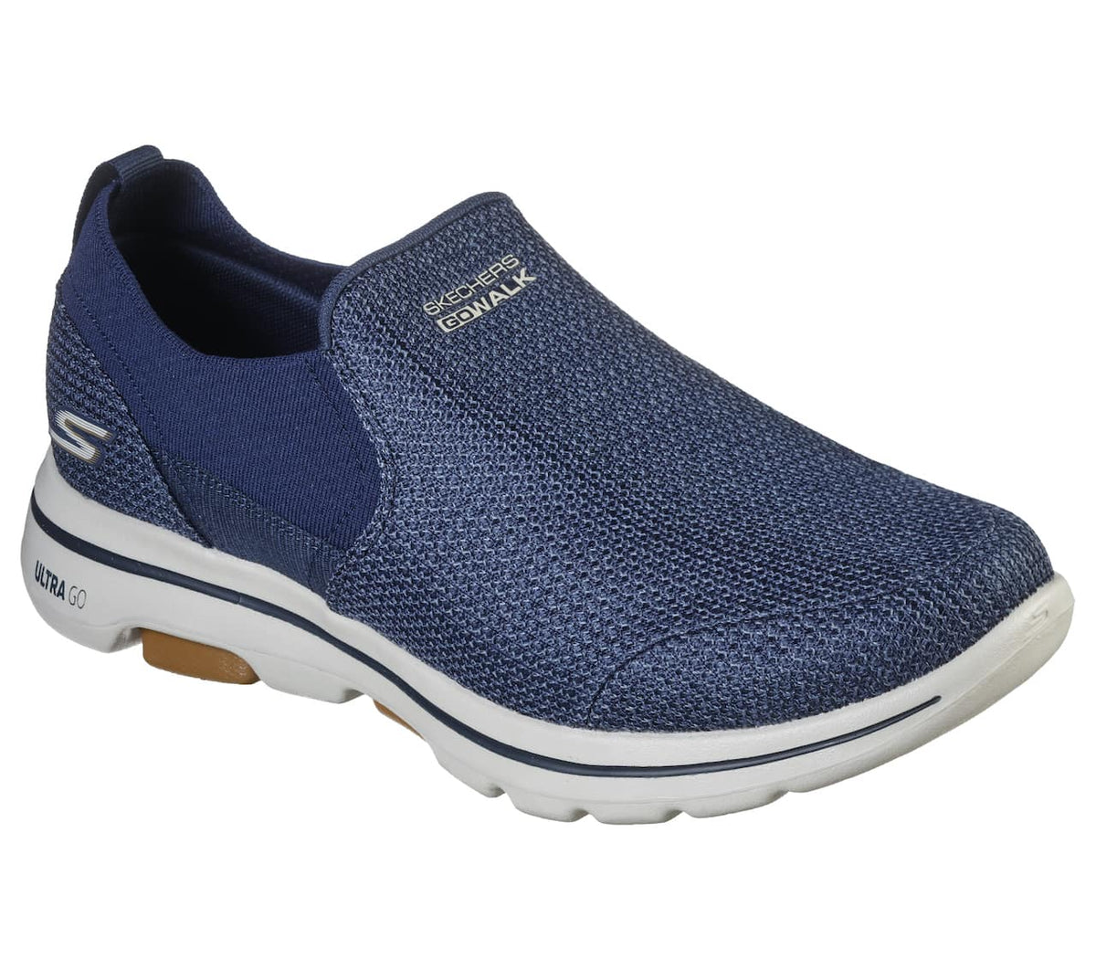 Navy herrtoffel med slip-on
