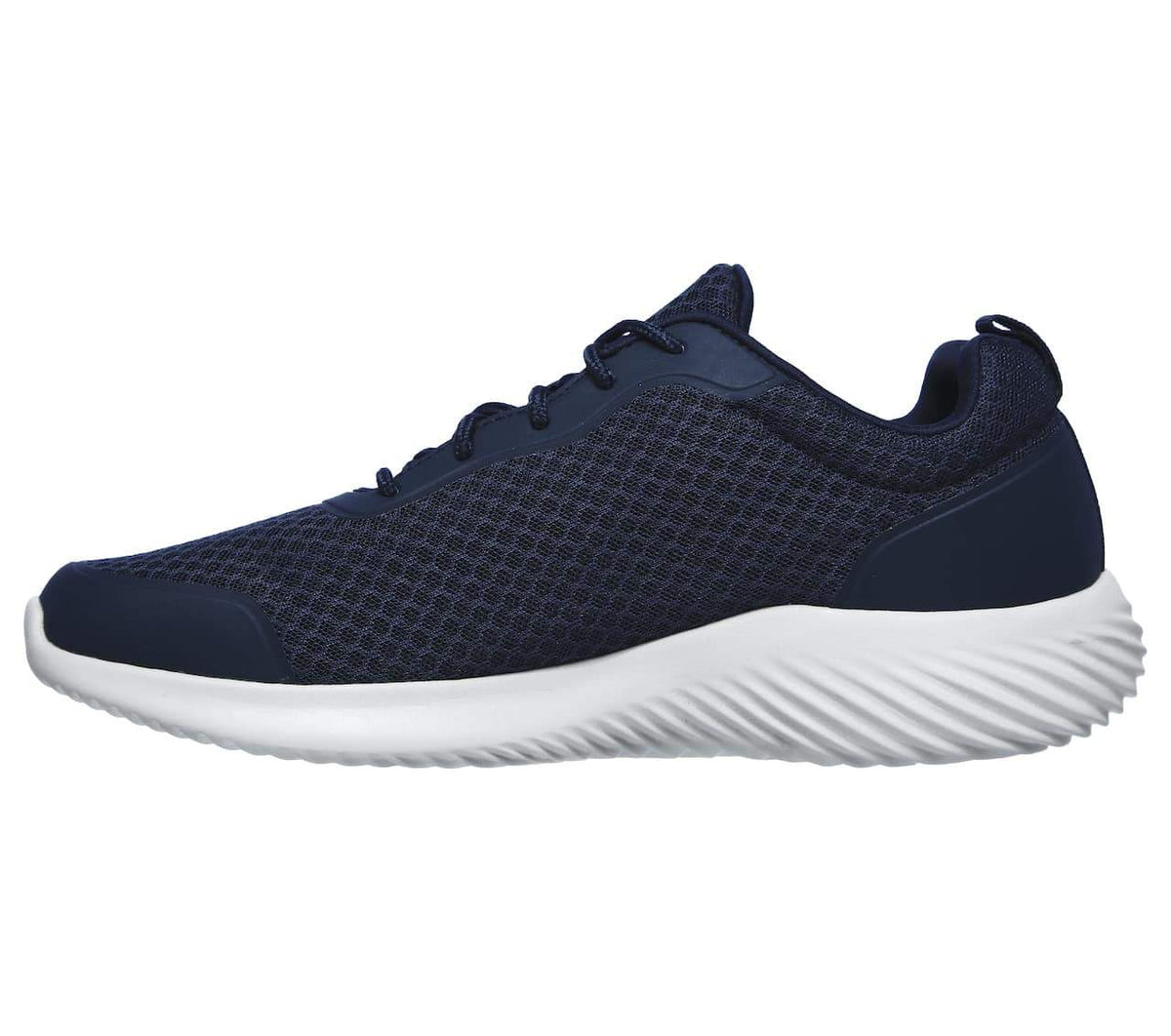 Lätta marinblå snörskor för herr från Skechers