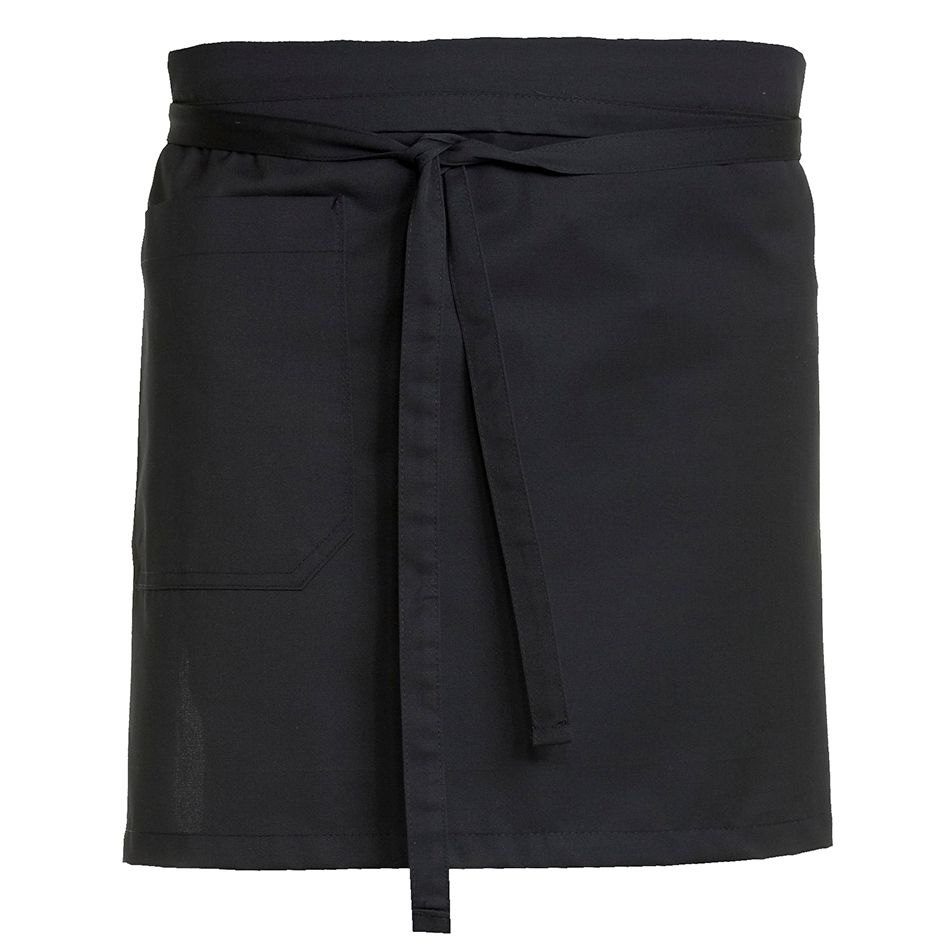Nybo svart unisex pick-up-förkläde med ficka