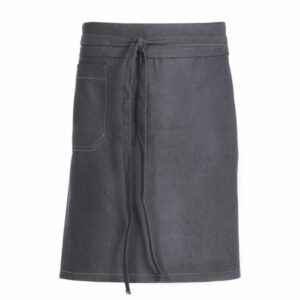 Nybo Grå Unisex Pick-up Förkläde med Ficka (Kort framstycke)