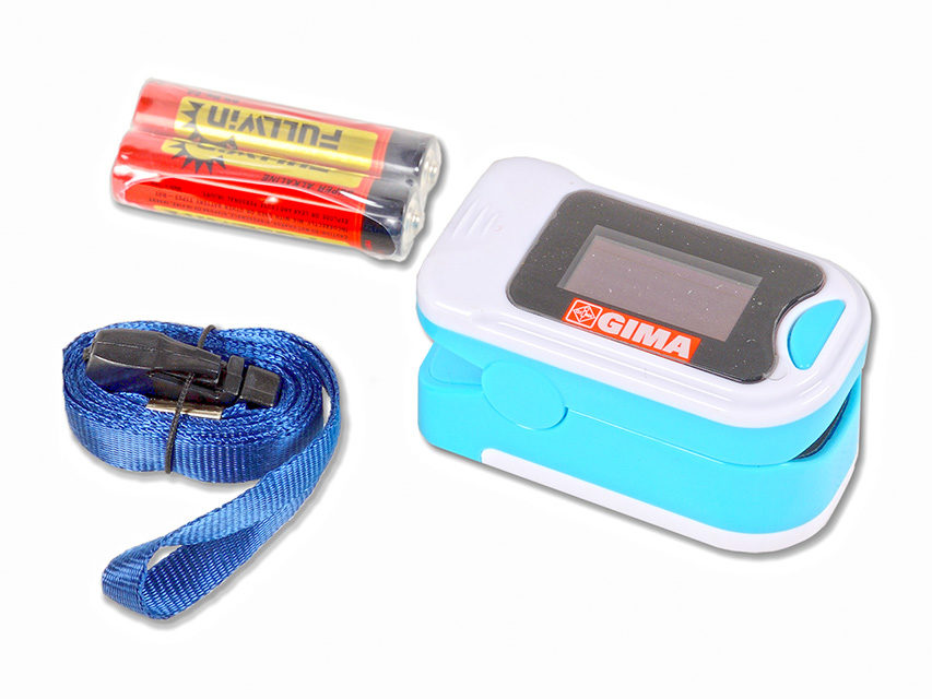 Oximeter mäter syrehalten i blodet