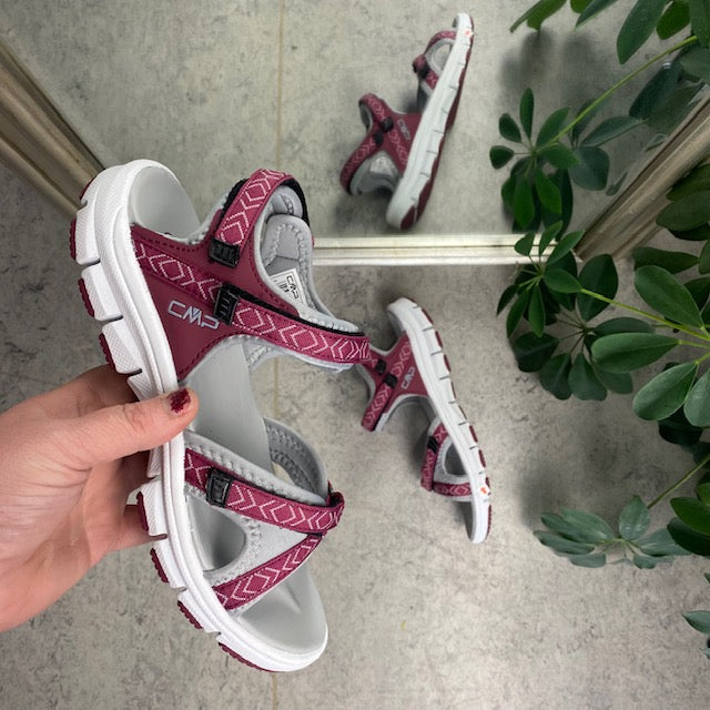 Bordeaux lättviktsandal med fantastisk komfort