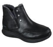 Svart fodrad ankelstövel från Skechers