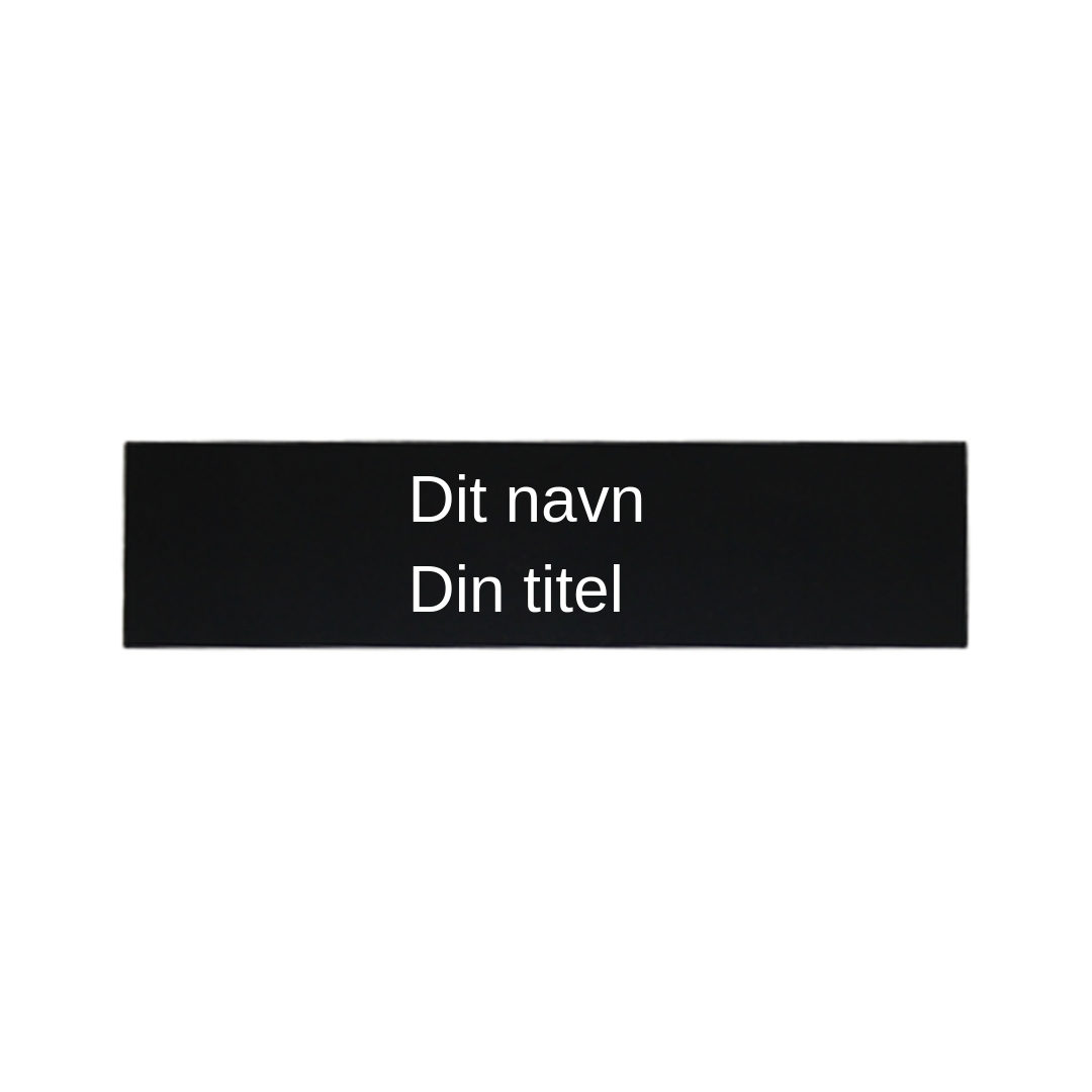 Namnskylt med militärklämma