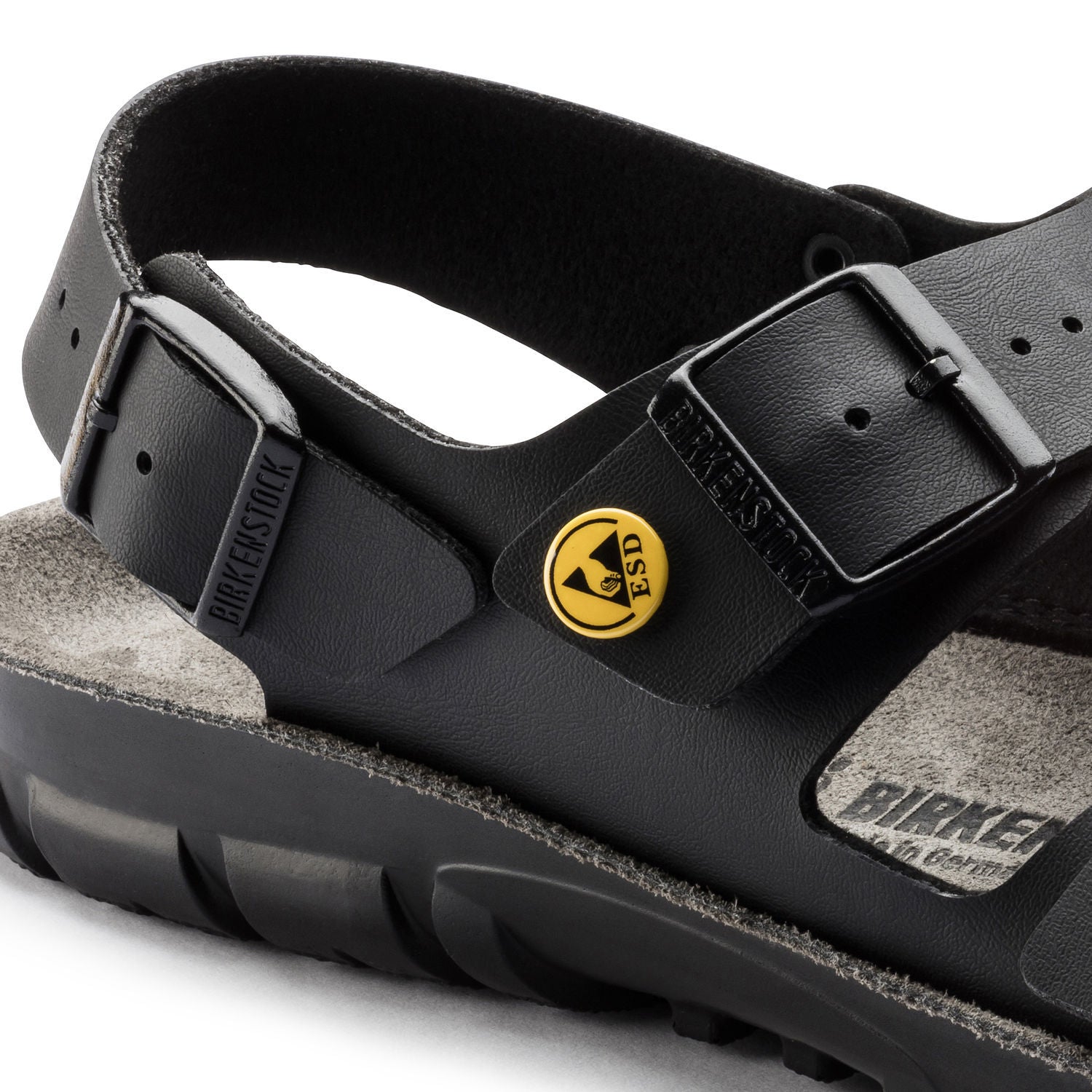 Svart Kano-sandal från Birkenstock, ESD-godkända sulor
