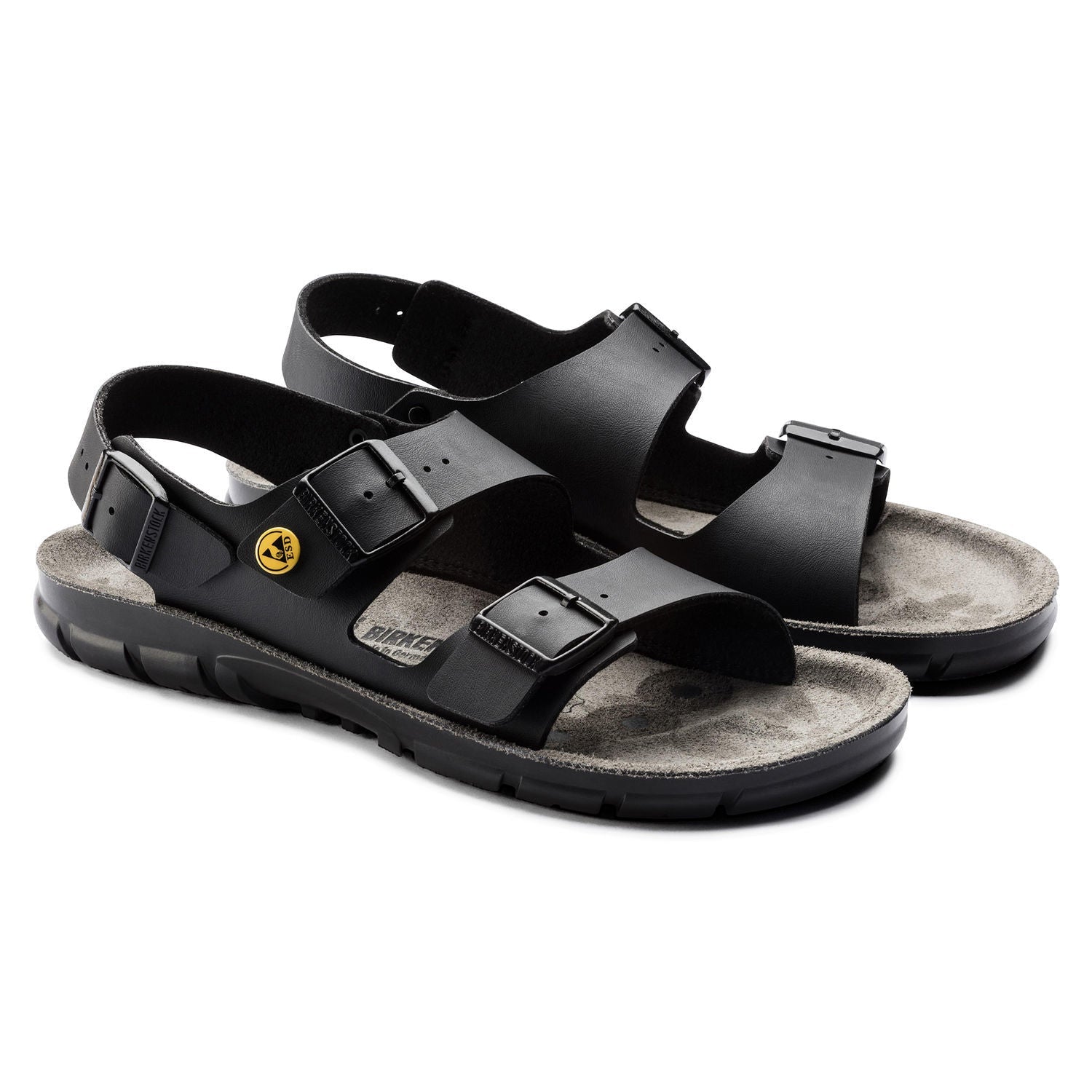 Svart Kano-sandal från Birkenstock, ESD-godkända sulor
