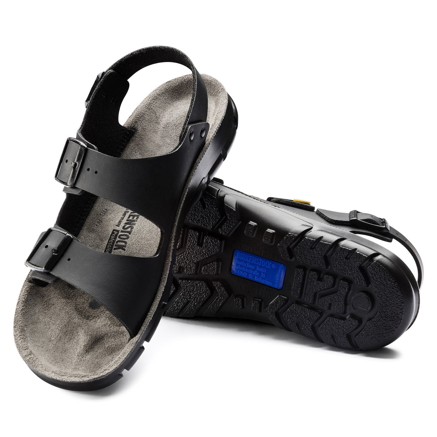 Svart Kano-sandal från Birkenstock – ESD-godkända sulor