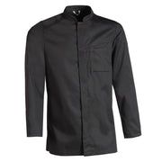 Nybo Sort Unisex New Nordic Kokkejakke, Långärmad, Komfort, Stretchbar