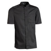 Nybo Sort Unisex New Nordic Kokkejakke, Kortærmet, Komfort, Strækbar