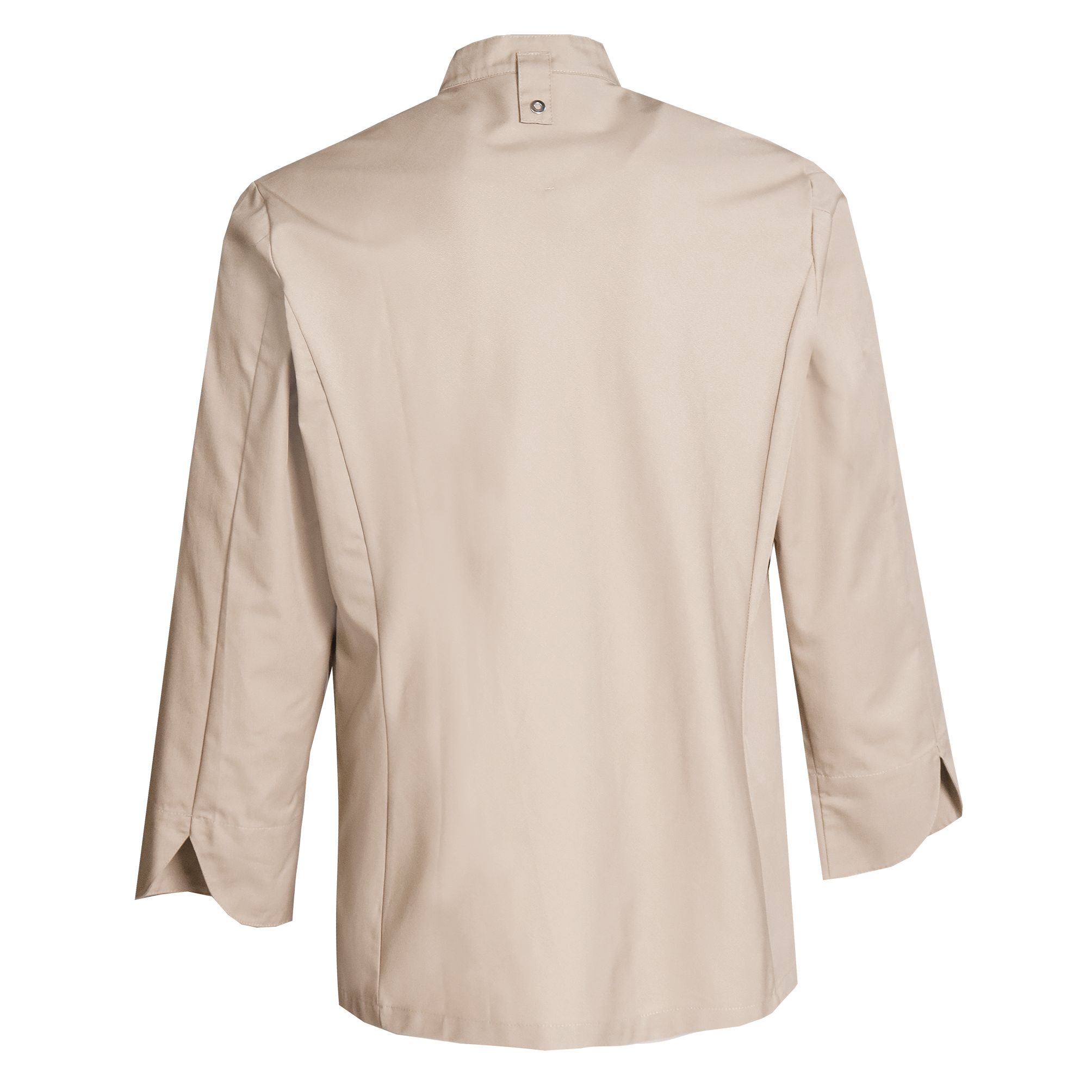 Nybo Khaki Unisex New Nordic Kokkejakke, långärmad, bekväm, elastisk